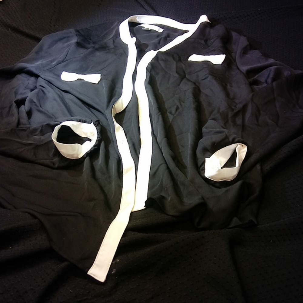 Lauren Conrad sleek bow tie top XL - Picture 1 of 3